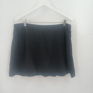 womans plus size 22 perona black swim skirt bottom bikini bottom swimwear
